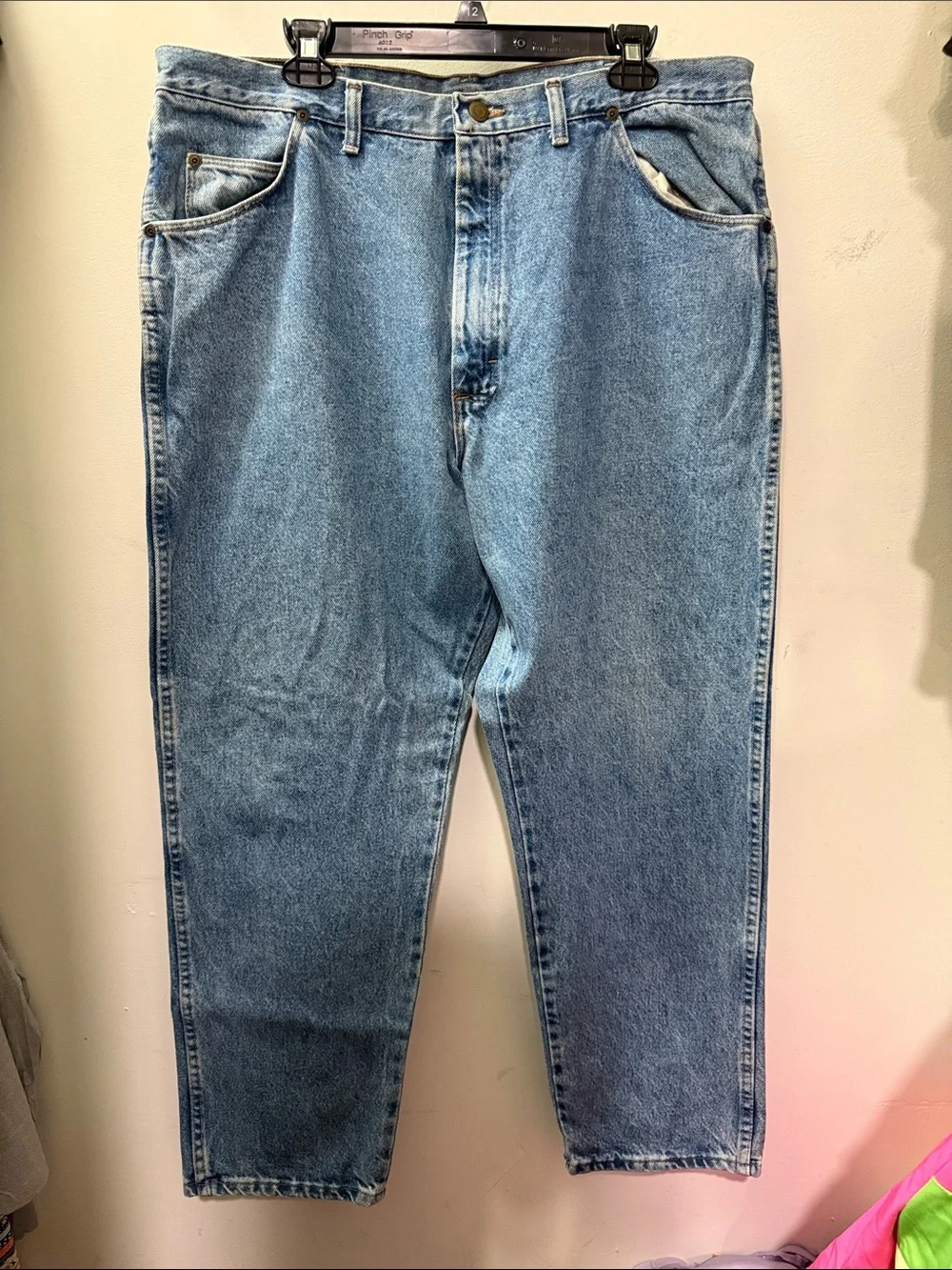 Wrangler Relaxed Fit Light Blue Denim Jeans